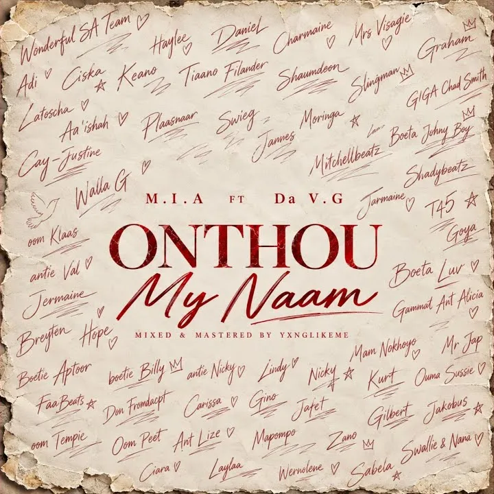 MIA_Official – Onthou My Naam Ft. Da V.G